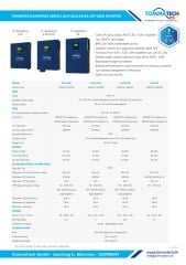 TommaTech C ProX 8 kW 48 V Tek Faz Mptt Akıllı İnverter
