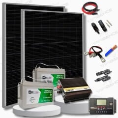 Yapısolar 1000 W Solar Güneş Enerjisi Bağ Evi M Paketi