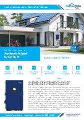Tommatech Uno Hybrid N 16 kW LV 48V Monofaze İnverter