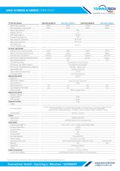 Tommatech Uno Hybrid N 16 kW LV 48V Monofaze İnverter