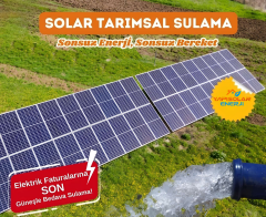 Yapı Solar 3 HP 2.2 KW 220 Volt Tarımsal Sulama Sistemi Paketi