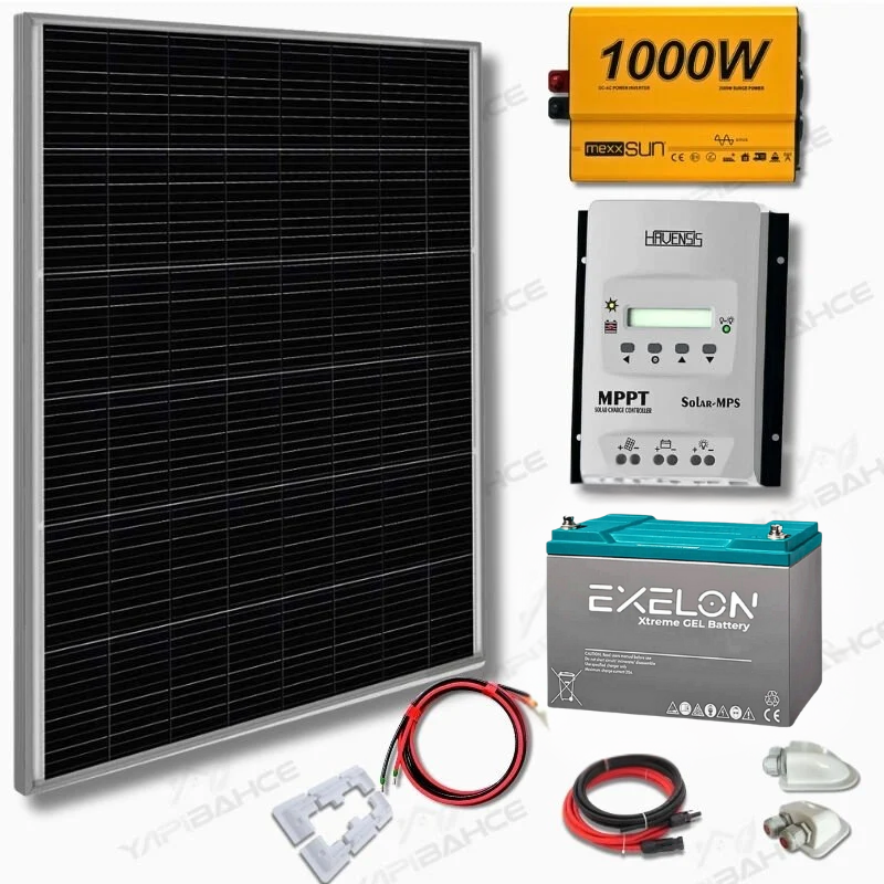 Yapısolar 1 Kw Full Karavan Paketi Tak Çalıştır