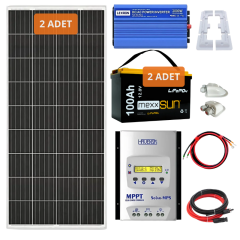 Yapısolar 2 Kw Lityum Bataryalı Hazır Karavan Paket
