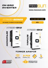 MEXXSUN 12 KW LV (48V) Hibrit Monofaze İnverter