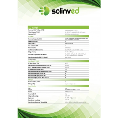 Solinved 5 kW 48V 5000W Gordion Serisi Paralellenebilir MPPT Off-Grid Invertör