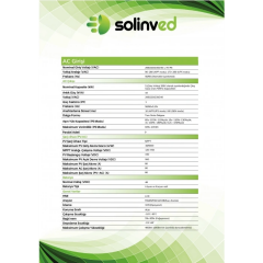 Solinved 5 kW 48V 5000W Gordion Serisi MPPT Off-Grid Invertör