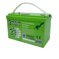 Orbit 12V 100Ah LifePO4 Marin Bluetooth Lityum Akü