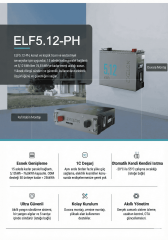 EXELON 51.2V 100Ah LiFePO4 Lityum Akü