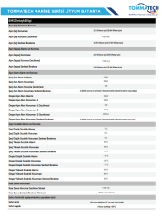 TommaTech Marine 25.6 V 200 Ah LİFEPO4 ABS+PC Kasa Lityum Batarya
