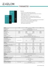 Exelon 11 Kw 48V  Mppt 450 VDC Akıllı İnverter (Paralel /Wi-Fi/ Dual Output)