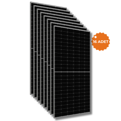 TommaTech 620 W Diamond Bifacial Half Cut Topcon Güneş Paneli - 16 Adet