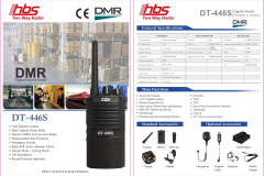 HBS DT-446S DİJİTAL/ANALOG PMR EL TELSİZİ