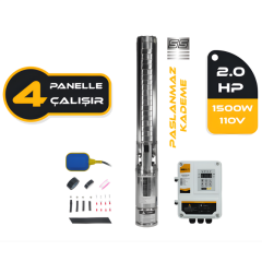 Mexxsun 2 Hp 1500 W 110 V Dc Pompa (SS Impeller) (4RDSS4.8-203-110-1500)